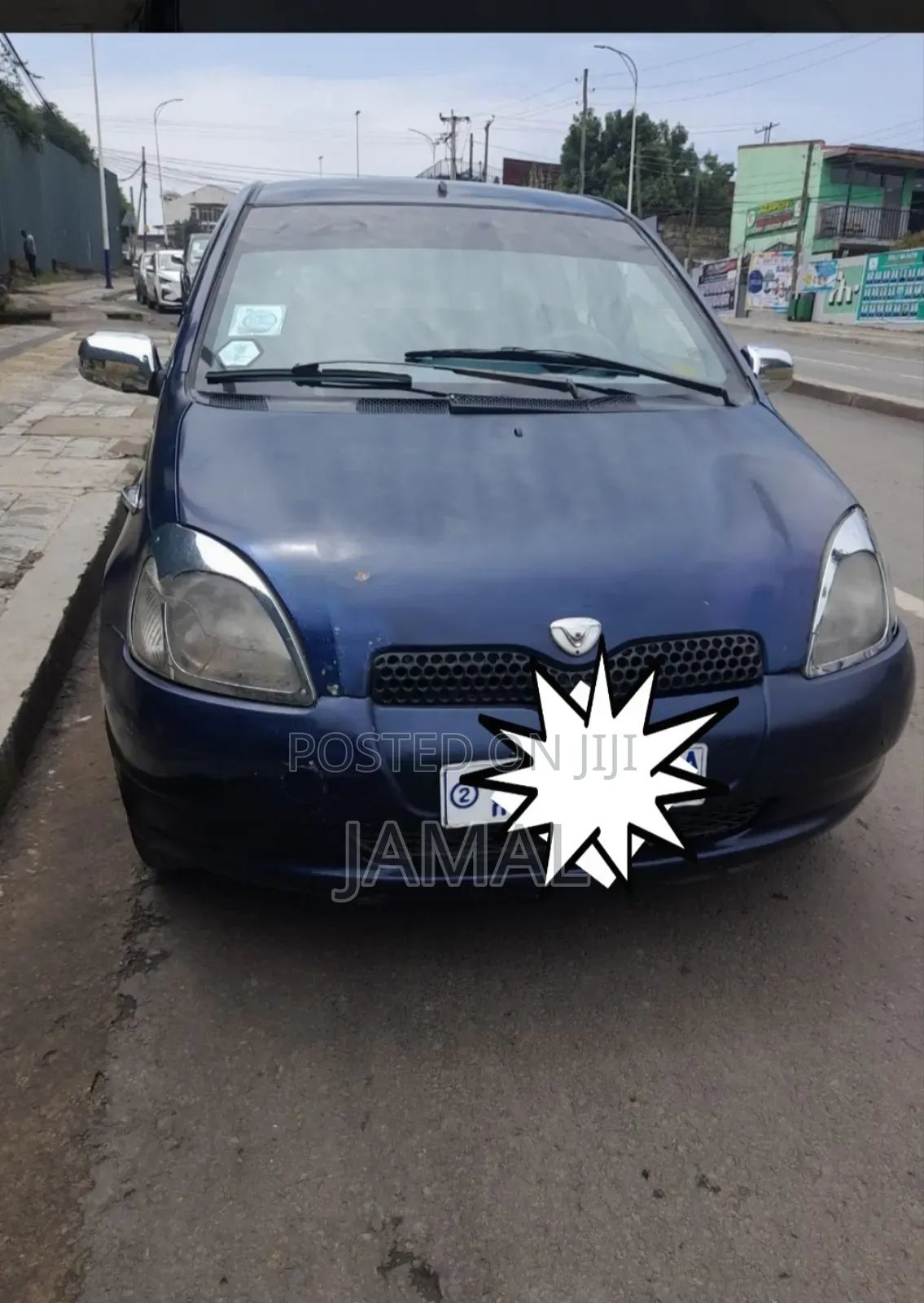 Toyota Vitz 1.0 FWD 3dr 2001 Blue