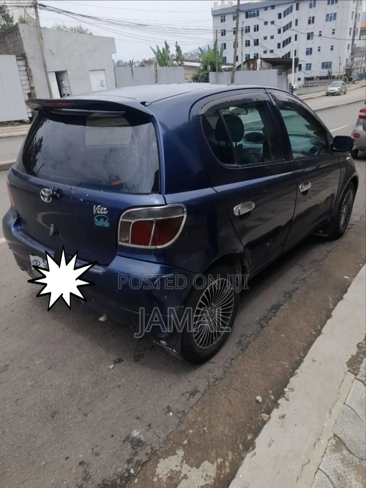 Toyota Vitz 1.0 FWD 3dr 2001 Blue
