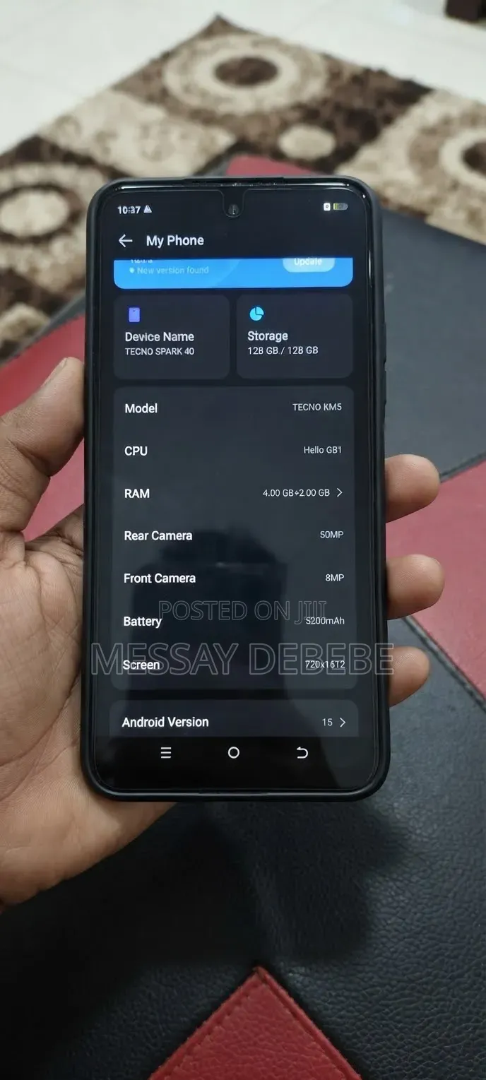 Tecno Spark 40 128 GB Gray