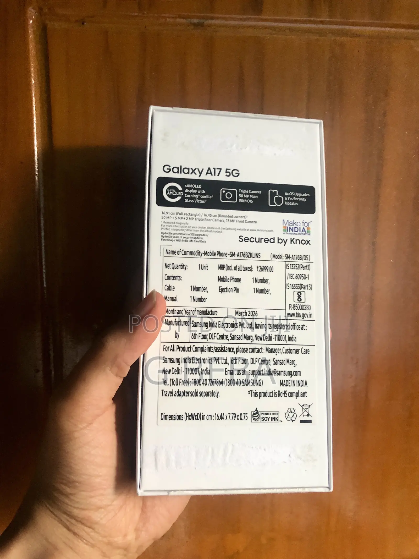 New Samsung Galaxy A17 5G 128 GB Black