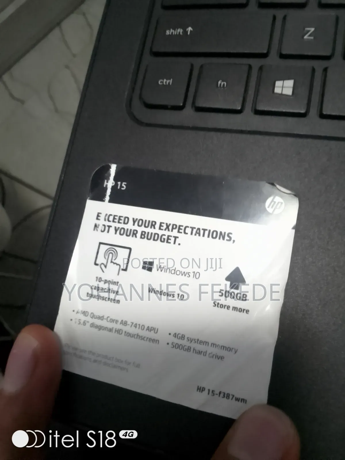 Laptop HP 4GB Intel Core i5 HDD+SSD 500GB