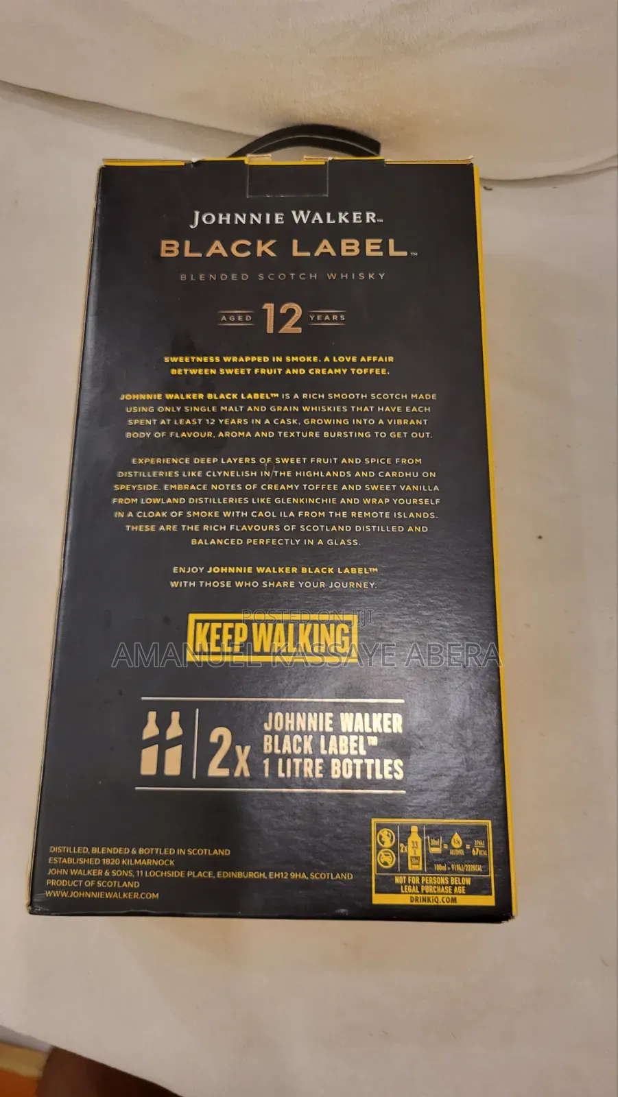 2 in 1 Black Label Whiskey