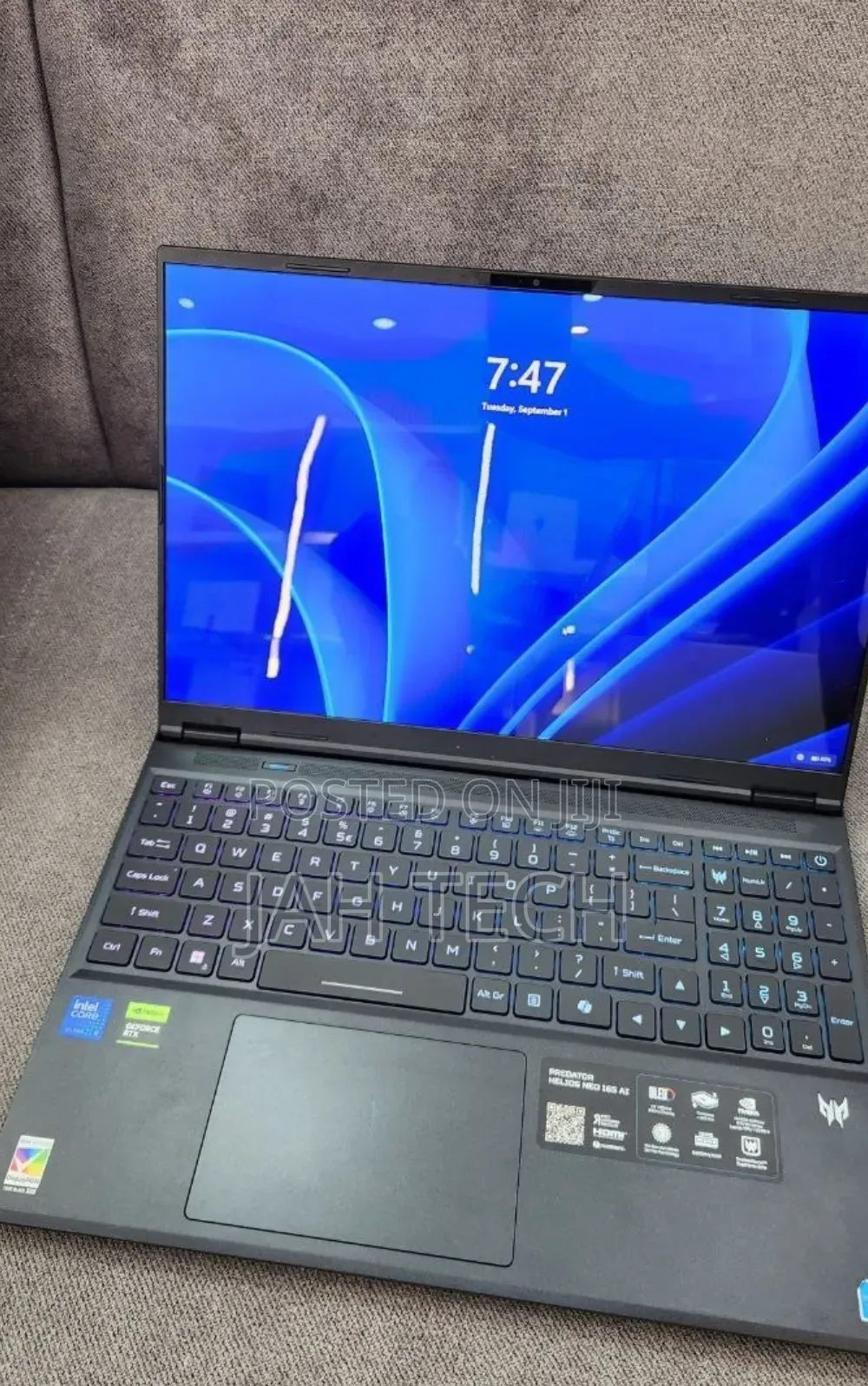 New Laptop Acer Predator Helios Neo 16 32GB Intel Core Ultra 9 SSD 1T