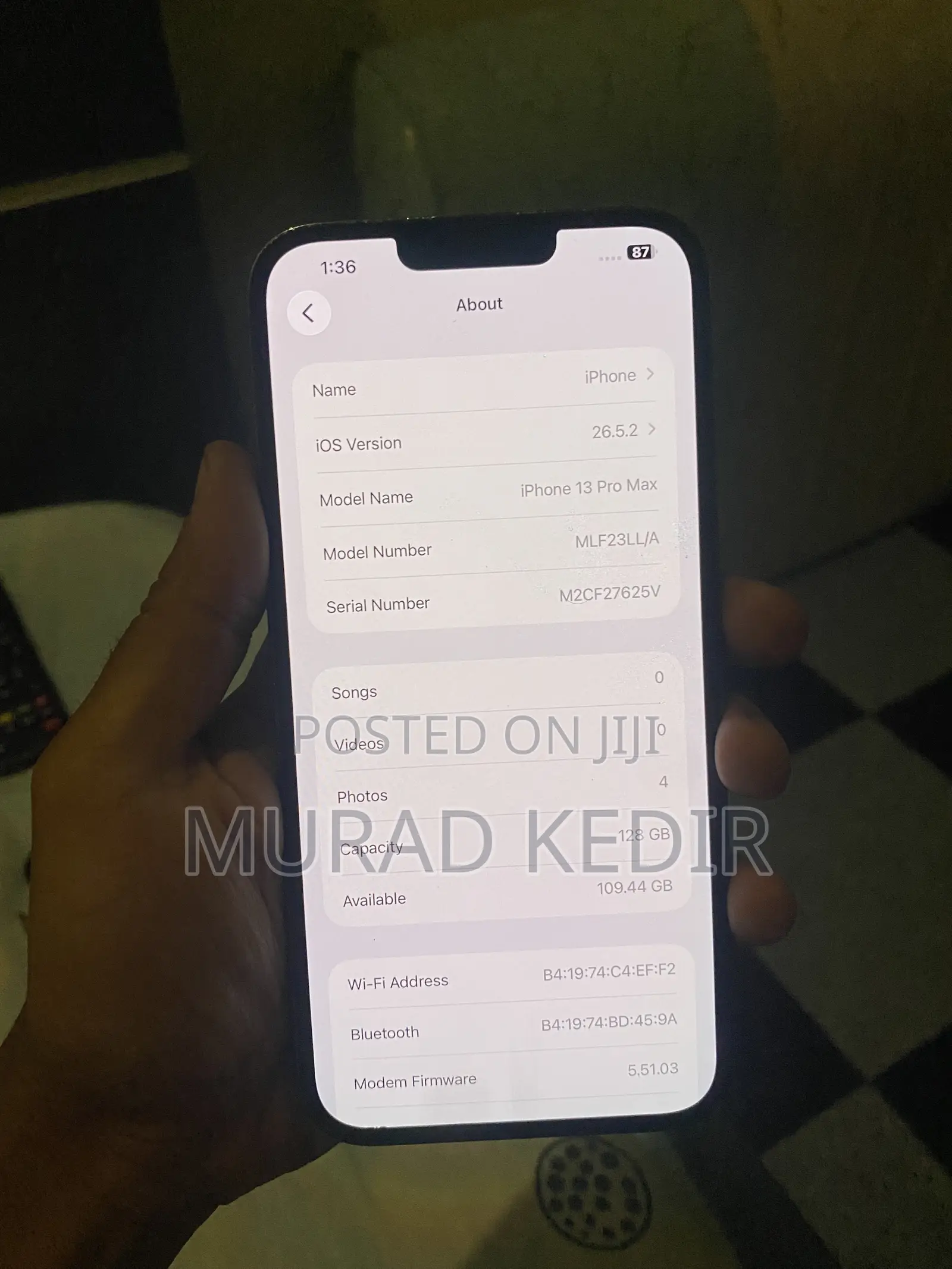 New Apple iPhone 13 Pro Max 128 GB Black