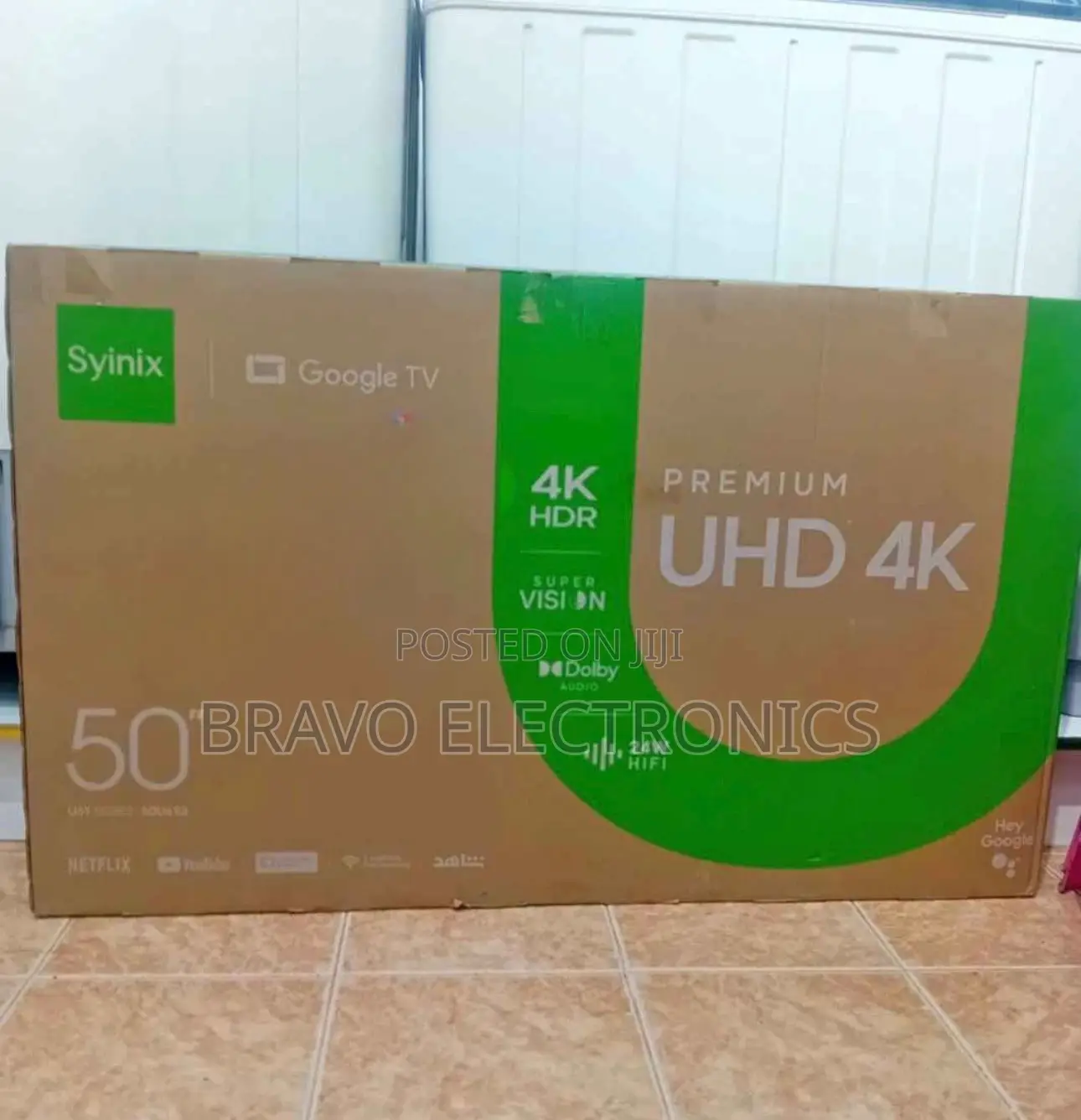 Syinix 50” TV Premium UHD Google TV