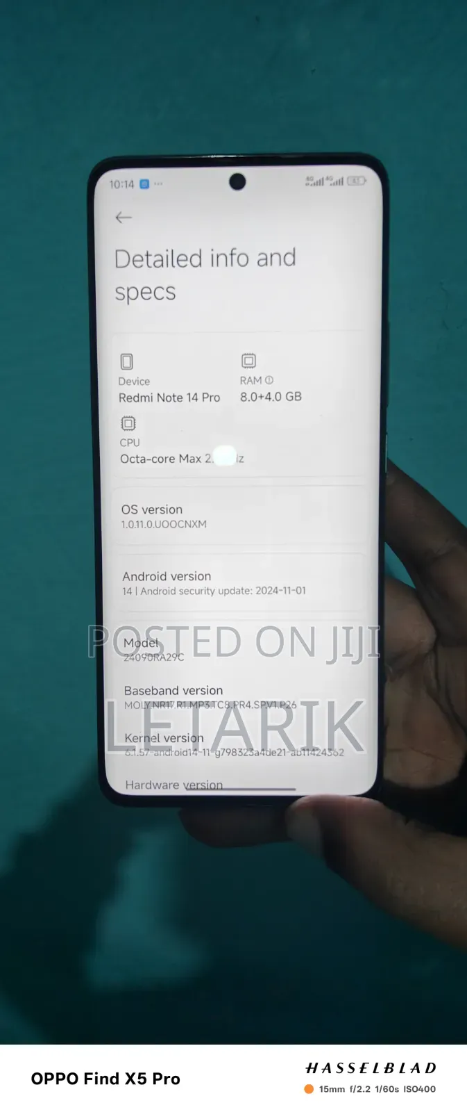 Xiaomi Redmi Note 14 Pro 128 GB Black