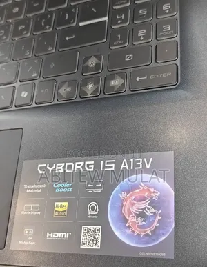 New Laptop MSI Cyborg 15 16GB Intel Core i7 SSD 1T