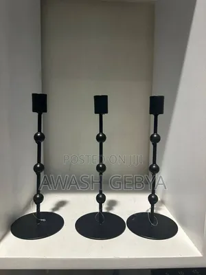 3 Pieces Tabletop Glass Candle Holder With Spiral Stem Elegant Petal