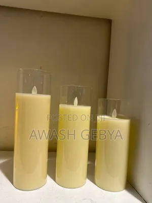 Artificial 3 Pieces Candles