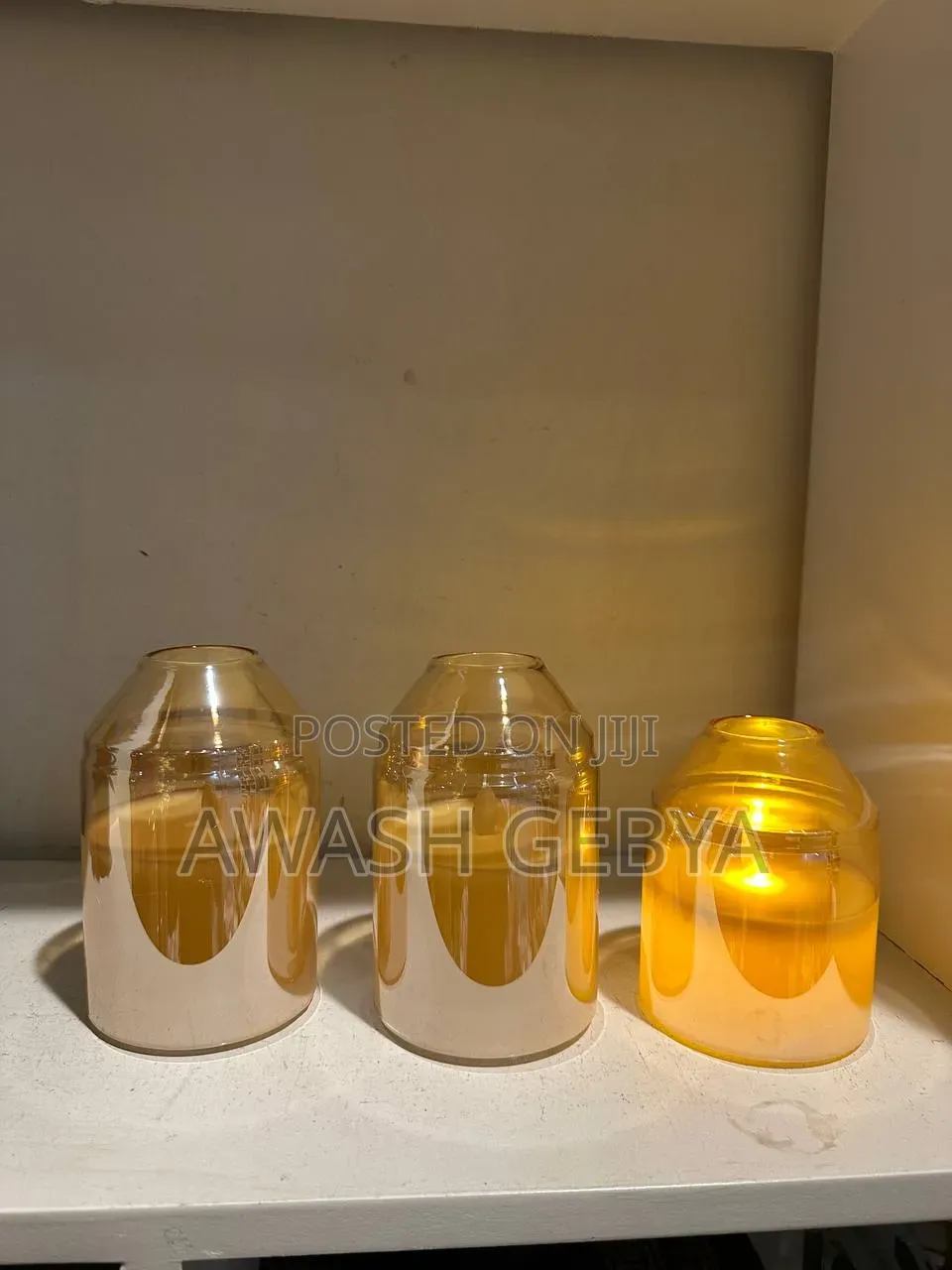 Artificial 3 Pieces Candles