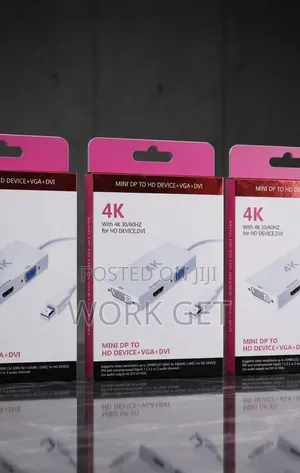 Mini DisplayPort → 3-in-1 4K Adapter
