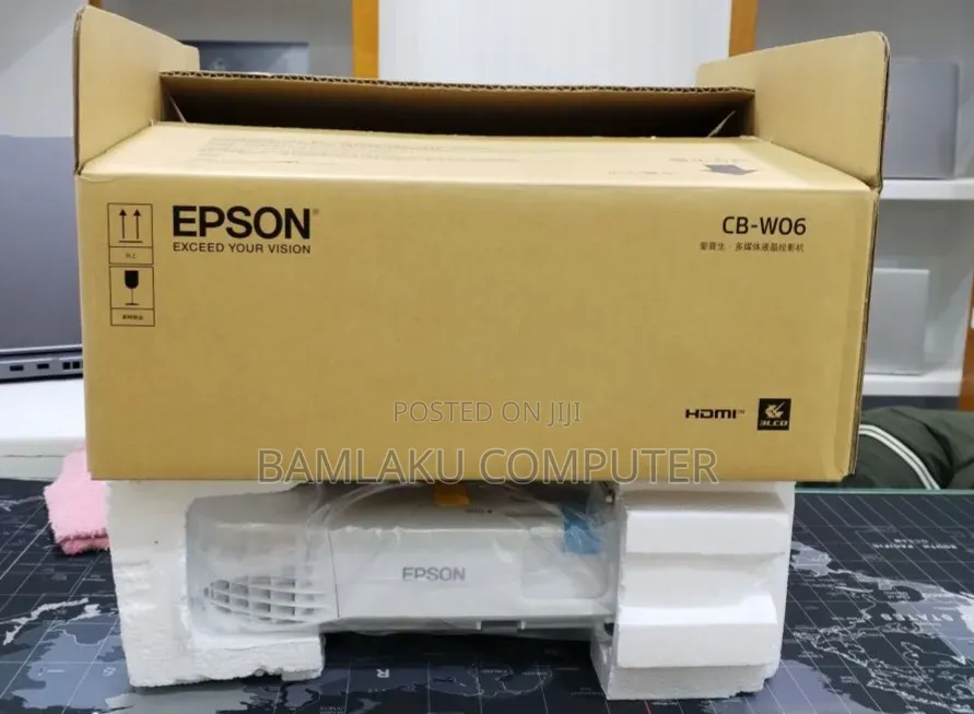 Brand New  EPSON Projector
Quantity 2PC 
Model Name:  CB -W06
