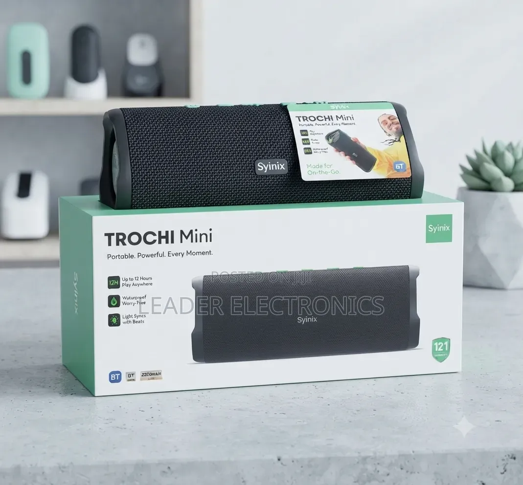 Syinix Trochi Mini Portable Speaker – Compact, Powerful & Wireless