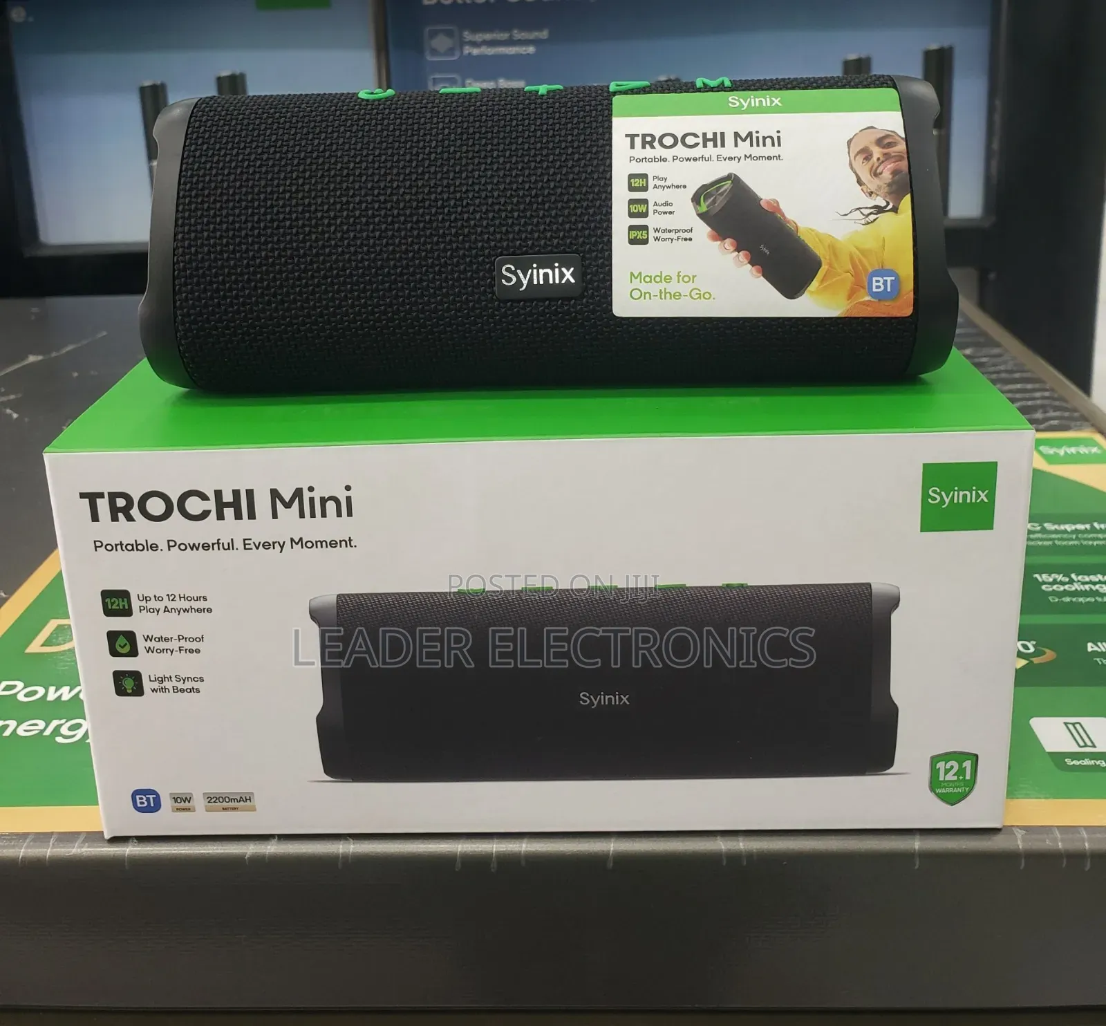 Syinix Trochi Mini Portable Speaker – Compact, Powerful & Wireless