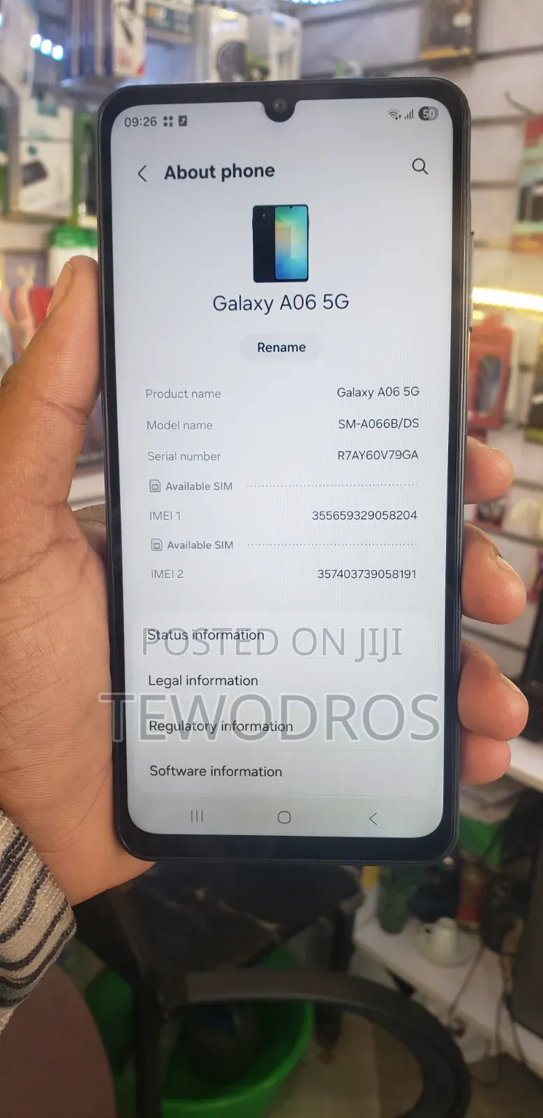 Samsung Galaxy A06 128 GB Black