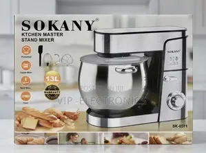 SOKANY Kitchen Master Stand Mixer 13L – 2000W Heavy-Duty Food Mixer