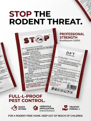 STOP Rodenticide-Bait የአይጥ ማጥፊያ