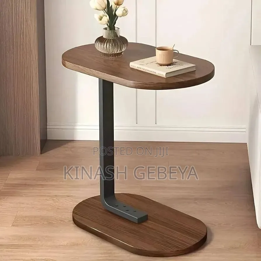 Multifunctional C Shaped Coffee Table