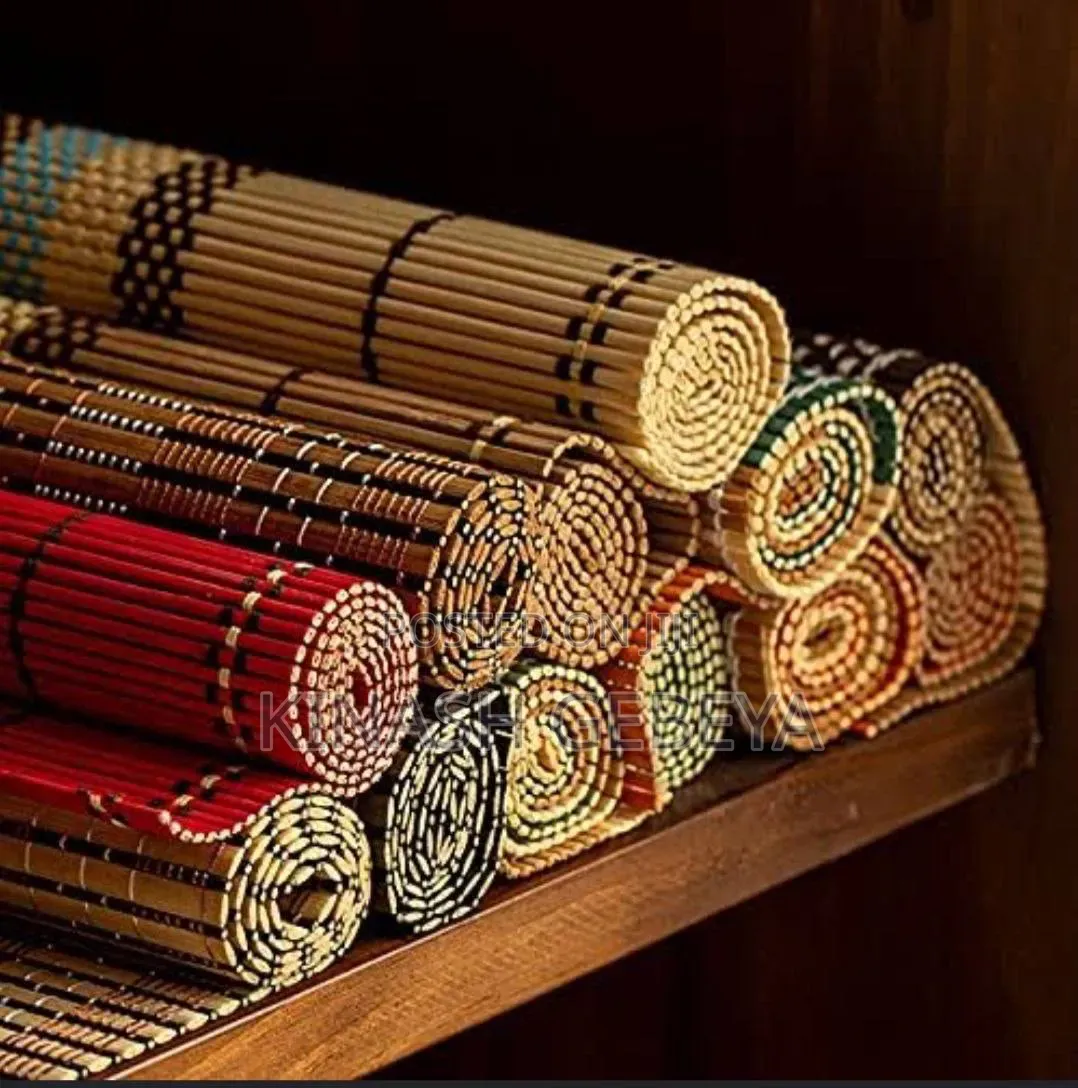 Natural Bamboo Table Placement Set