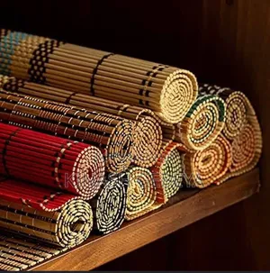 Natural Bamboo Table Placement Set