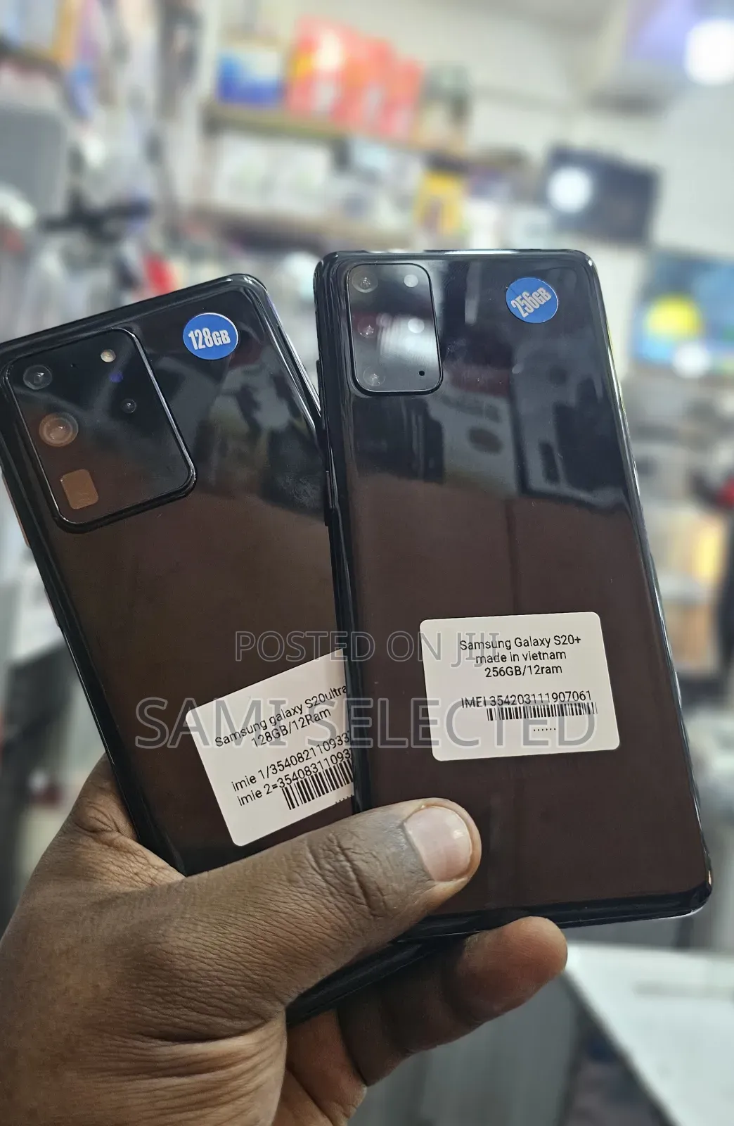 New Samsung Galaxy S20+ 5G 256 GB Black