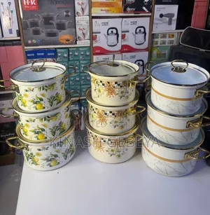 Enamel Top Quality Kitchen Cookware Set