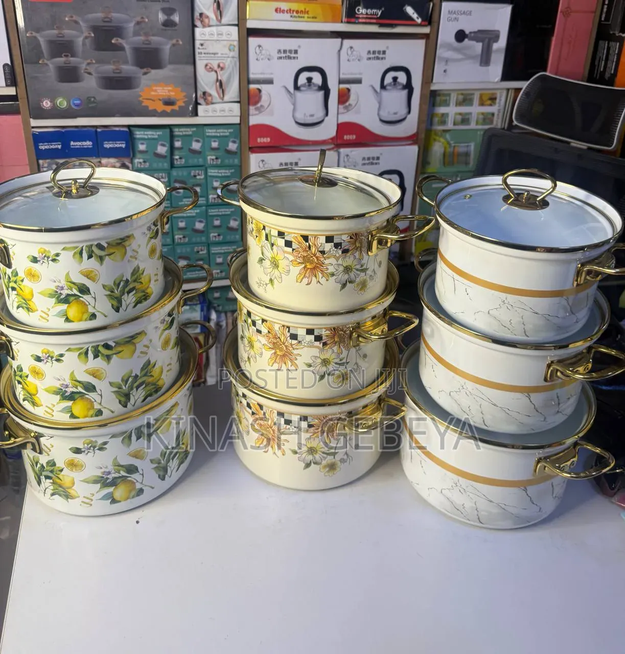 Enamel Top Quality Kitchen Cookware Set
