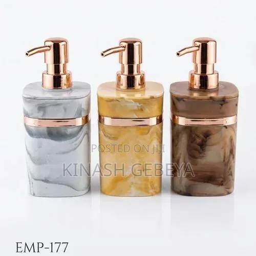 High Quality Marble Liquid Soap Dispenser Set(3pcs)