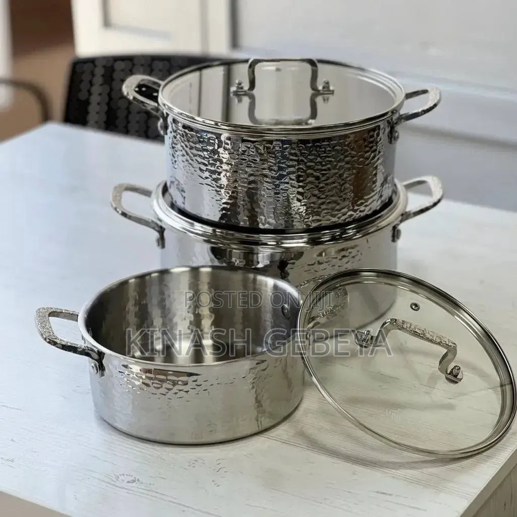 6pcs Momcoc Stainless Steel Cookware Set
