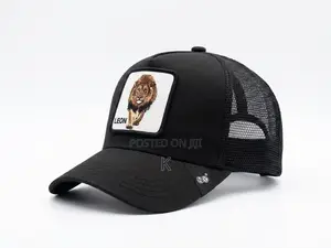 Animal Print Lone Wolf Trucker Hat