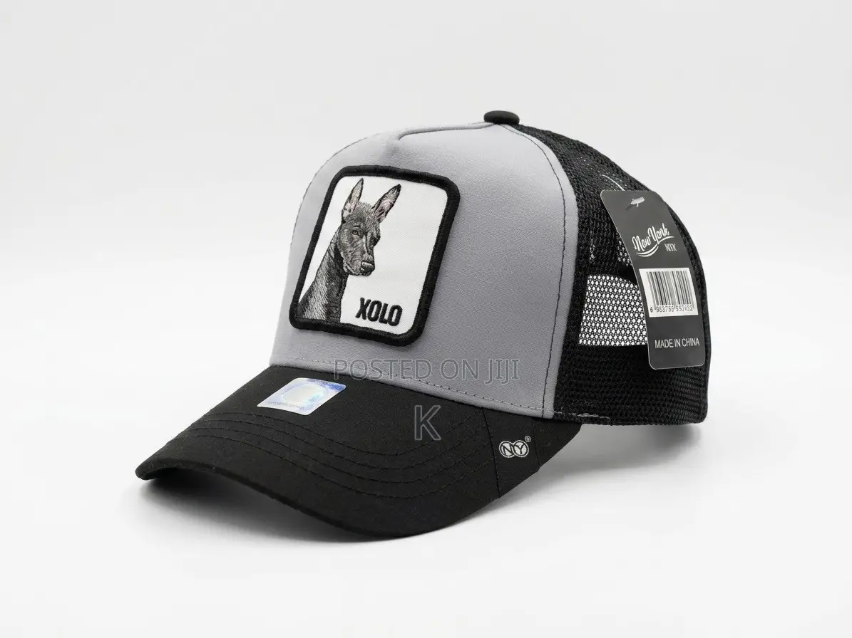 Animal Print Grizzly Trucker Hat