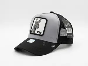 Animal Print Grizzly Trucker Hat
