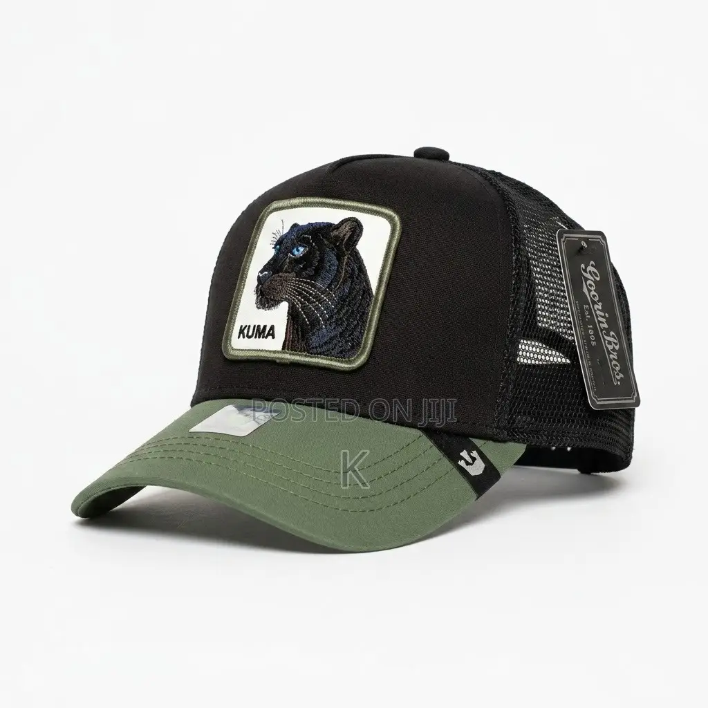Black Mesh Trucker Cap