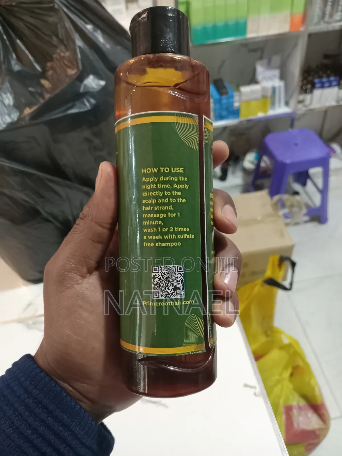 Prime-Root Hair Growth Oil (300 ML) — 100% Natural