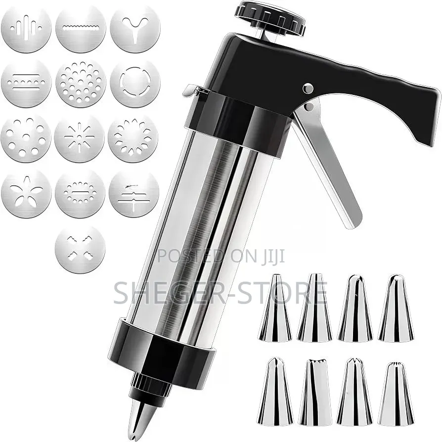 Brand New Cookie Press የኩኪስ ቅርፅ ማውጪያ