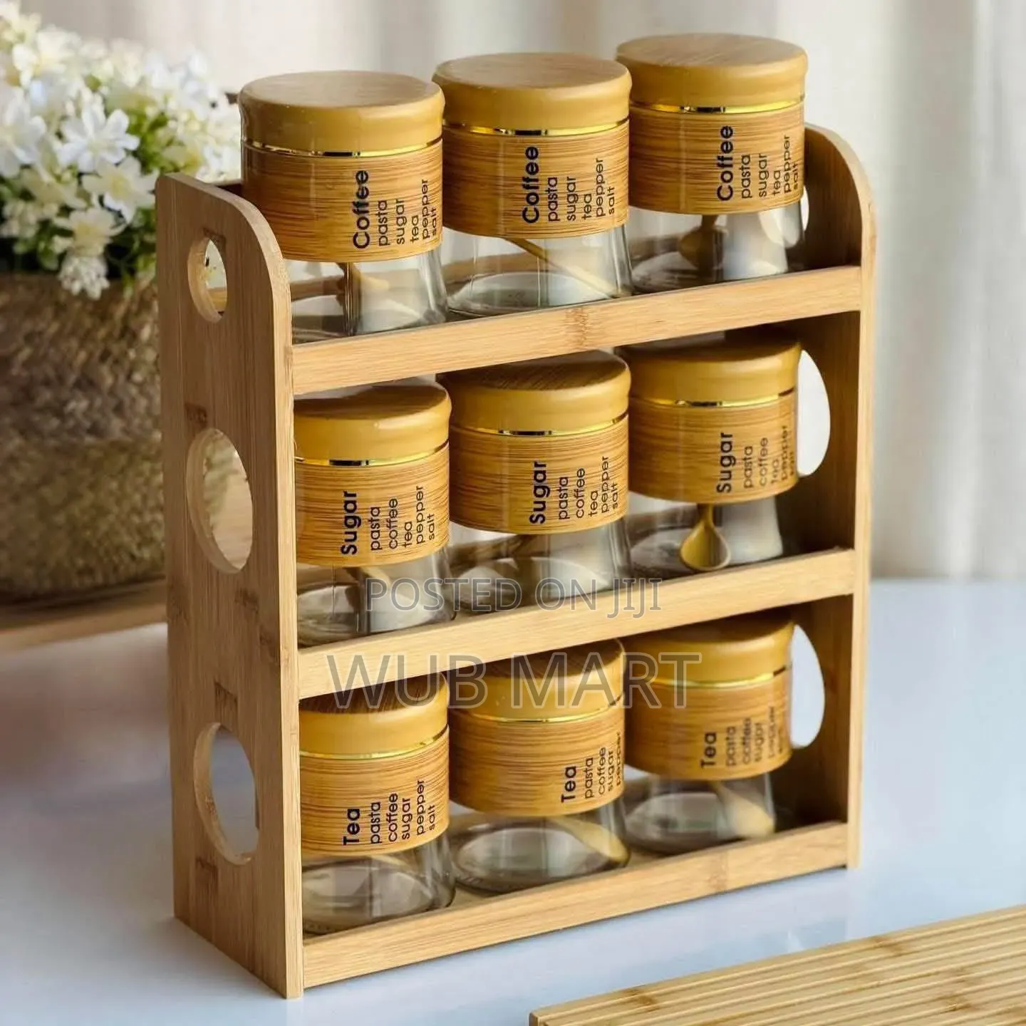 High Quality Glass Storage Jar-✨ ትልቅ የቡና፣የስኳር እና የተለያዩ ቅመሞች ማስቀመጫ ጃር