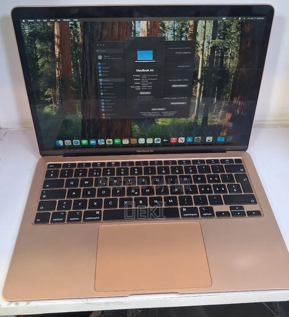 New Laptop Apple MacBook Air 2020 8GB Intel Core i5 SSD 256GB