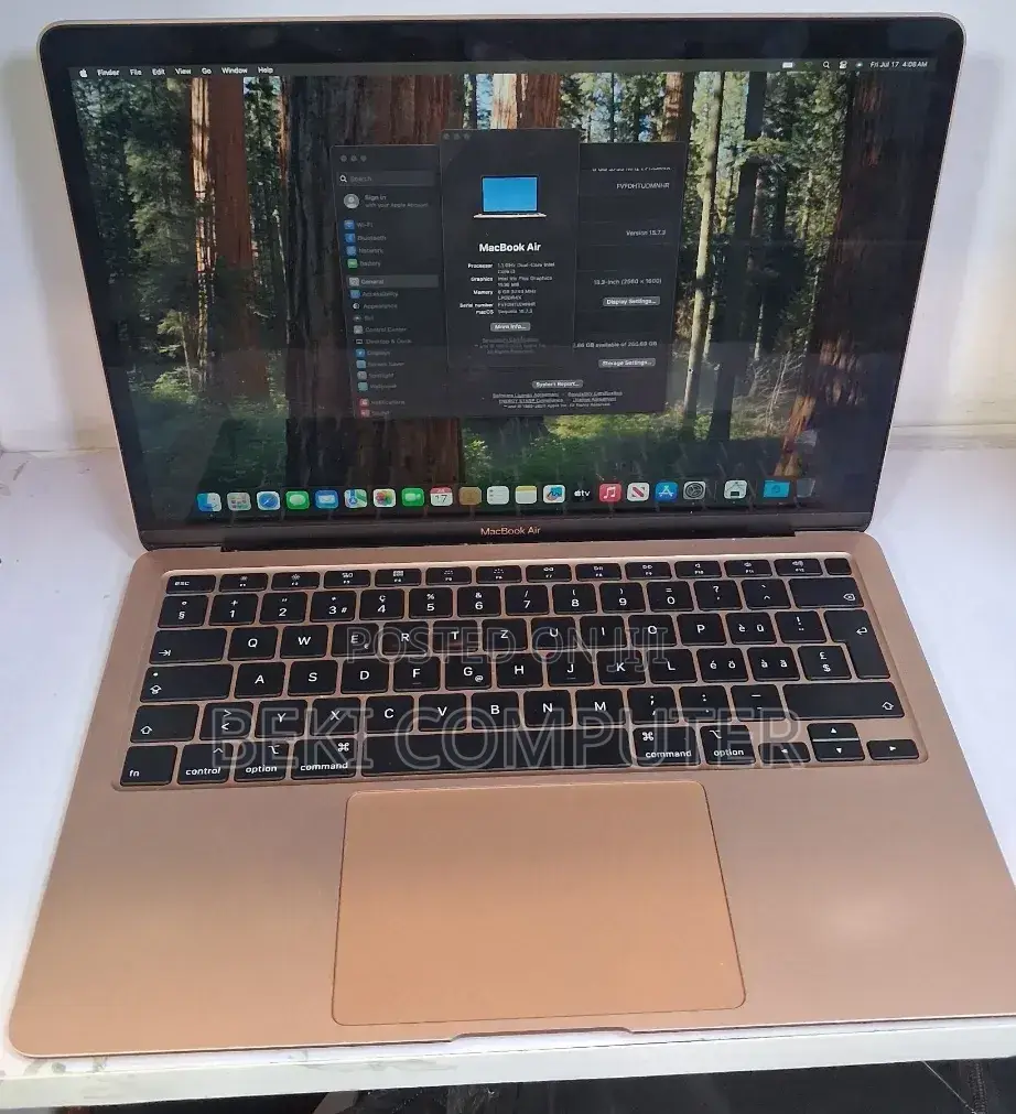 New Laptop Apple MacBook Air 2020 8GB Intel Core i5 SSD 256GB