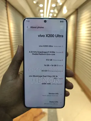 New Vivo X200 Ultra 512 GB White