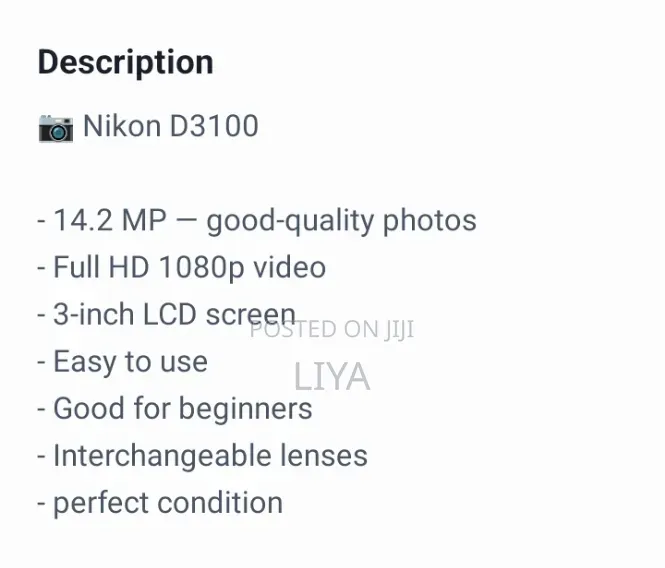 Nikon D3100