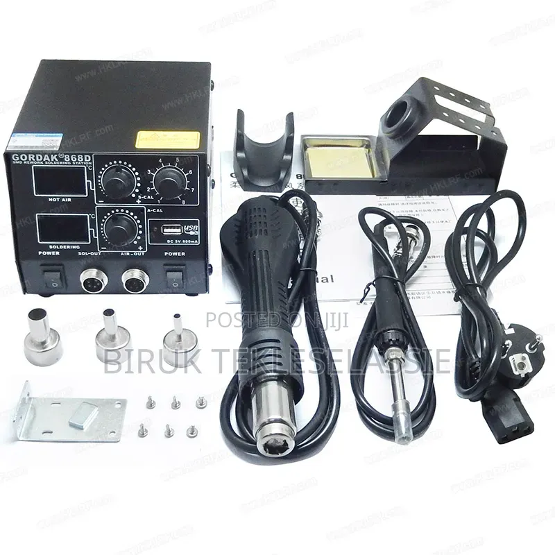 GORDAK 868D Is a 2-in-1 Digital Soldering and Hot Air Rework Station