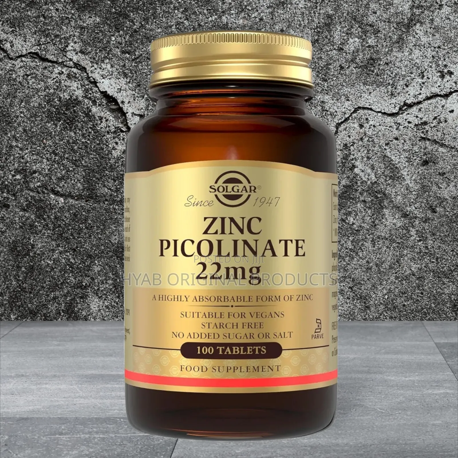 Solgar Zinc Picolinate 22 Mg - 100 Vegan Tablets
High Absorption