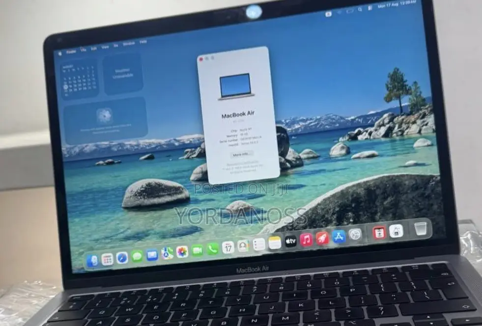 New Laptop Apple MacBook Air 2020 M1 8GB Apple M1 SSD 256GB