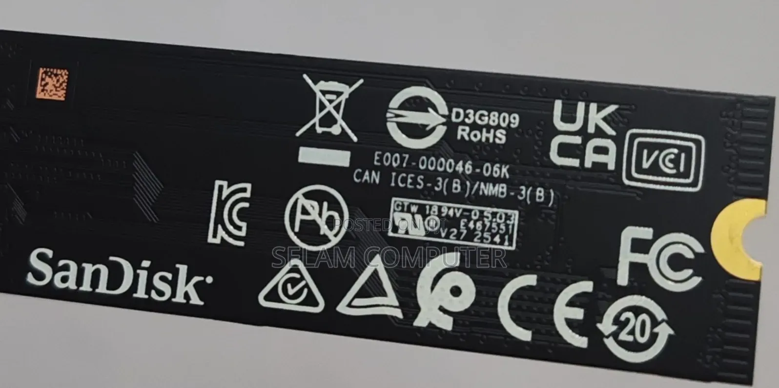 SSD for Laptops
Western Dgital Brand
Storage 1tbssd