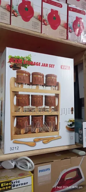 Premium Glass Storage Jra Set
