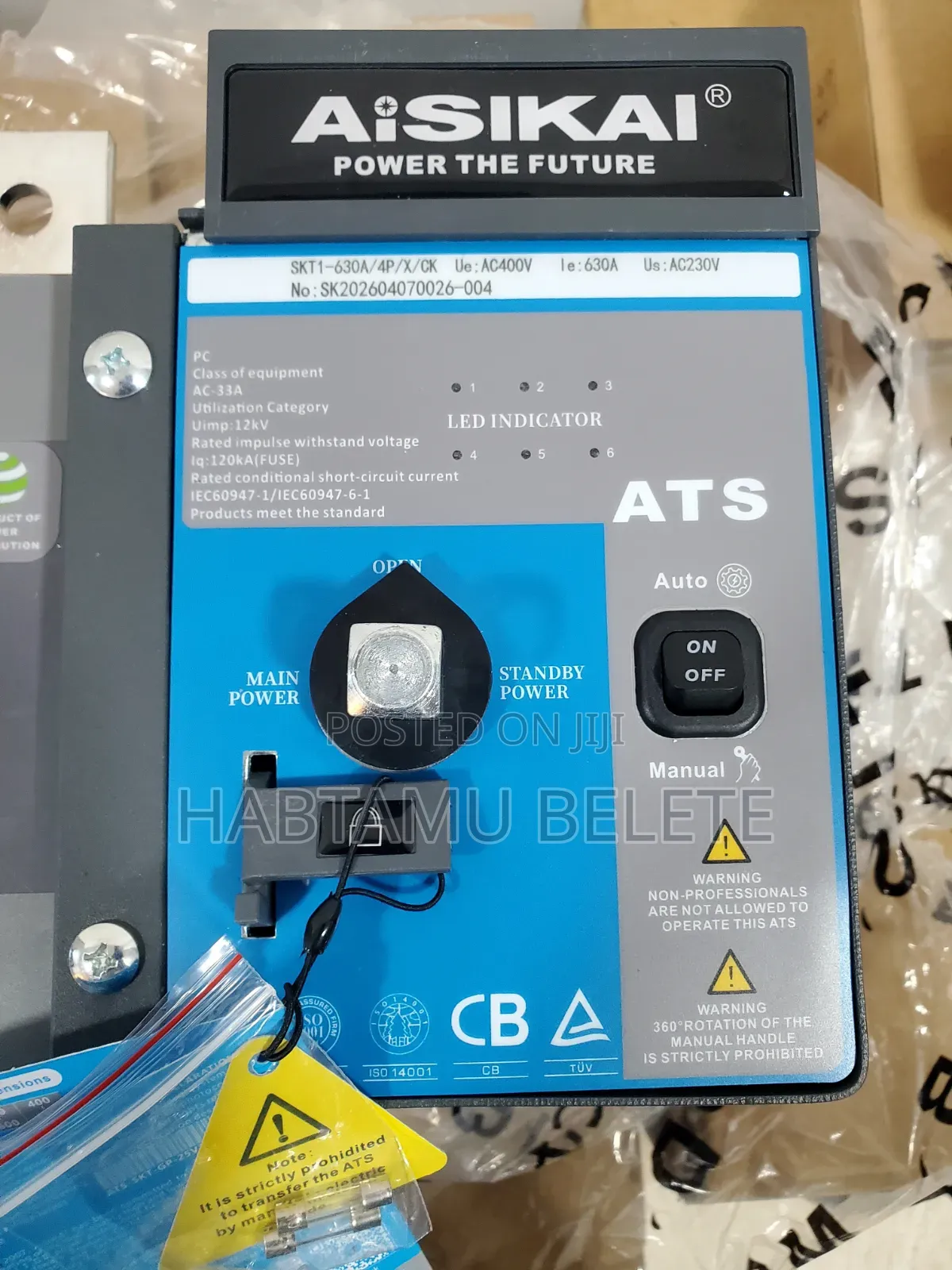 Automatic Transfer Switch (ATS 630A)