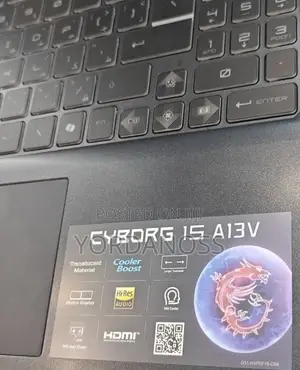 New Laptop MSI Cyborg 15 16GB Intel Core i7 SSD 1T