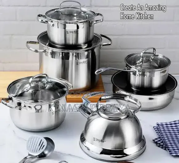 Zepter 12pcs Stainless Steel Cookware Set