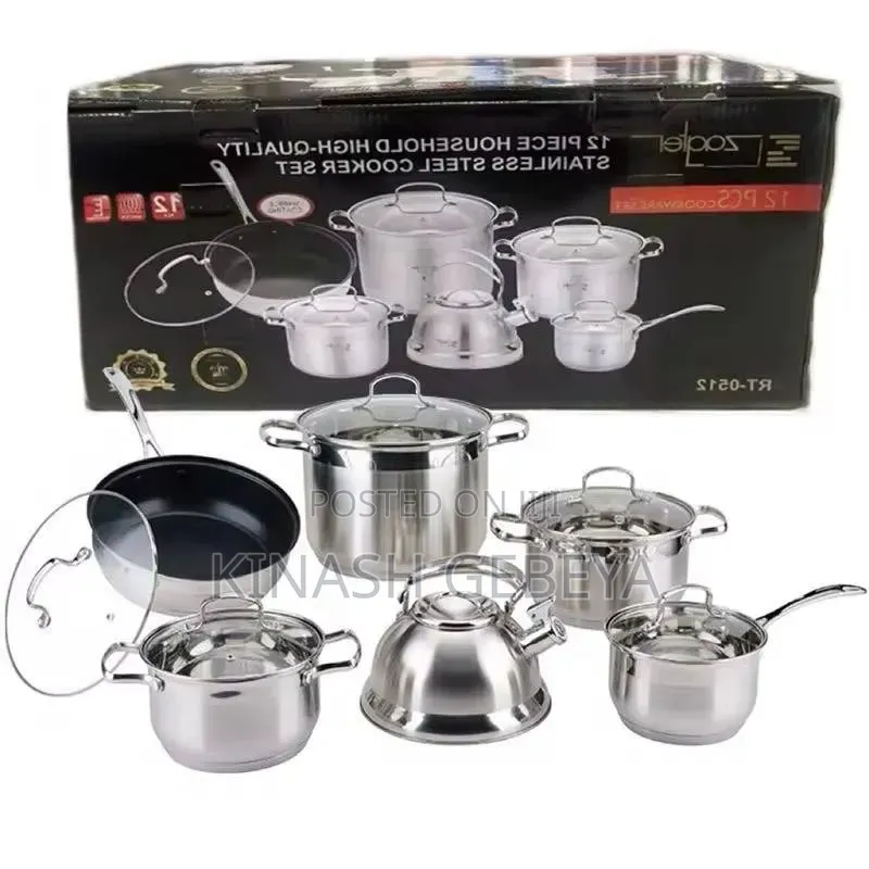 Zepter 12pcs Stainless Steel Cookware Set