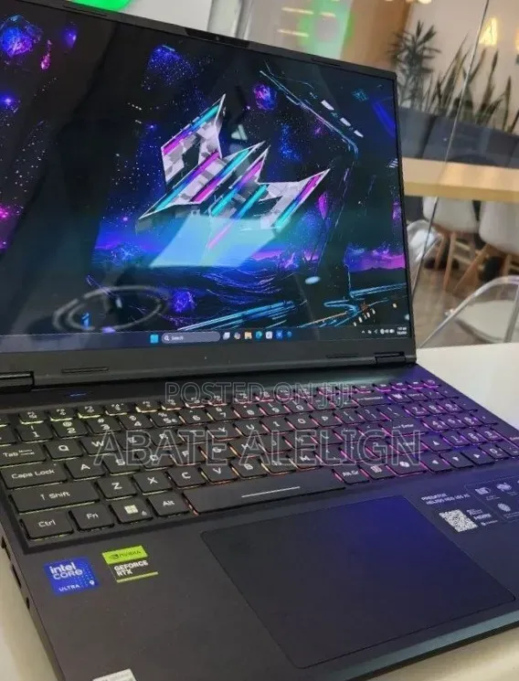 New Laptop Acer Predator Helios Neo 16 32GB Intel Core Ultra 9 SSD 1T